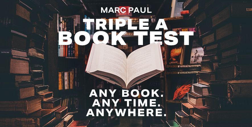 Triple A Book Test by Marc Paul - Click Image to Close